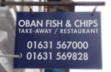 Oban Fish and Chip Shop Sign
